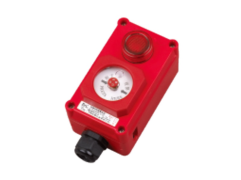 Explosion-proof alarm button for fire protection